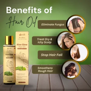 Aloe Glow Hair Oil – Best Hair Fall Oil in Pakistan