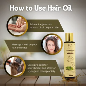 Aloe Glow Hair Oil – Best Hair Fall Oil in Pakistan